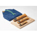 Kit 3 couteaux multifonctions Nomade Opinel acier inox manche hêtre