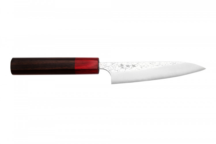 Couteau universel japonais artisanal Yoshimi Kato SG2 Tsuchime 12cm