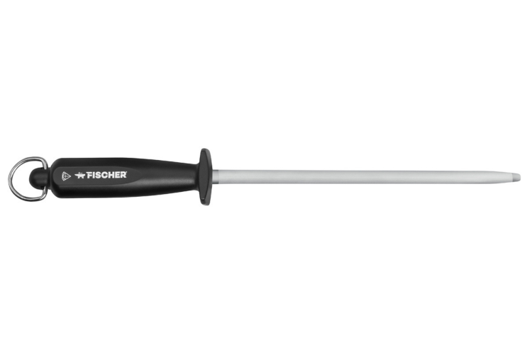 Fusil &agrave; aiguiser professionnel FISCHER m&egrave;che ronde 25cm grain standard