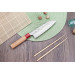Couteau santoku japonais artisanal Yu Kurosaki Sasame acier cobalt 16,5cm