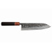 Couteau gyuto 21cm japonais artisanal Masashi Yamamoto SLD Kuro damas