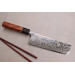Couteau nakiri 16,5cm japonais artisanal Masashi Yamamoto SLD damas