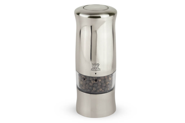 Moulin &agrave; poivre &eacute;lectrique Peugeot Zeli en ABS avec &eacute;clairage 14cm