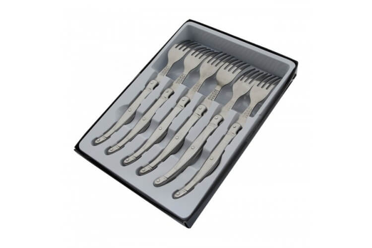 Coffret 6 fourchettes de table Laguiole Tribloc