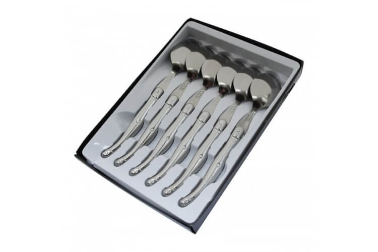 Coffret 6 cuillères à soupe Laguiole Tribloc