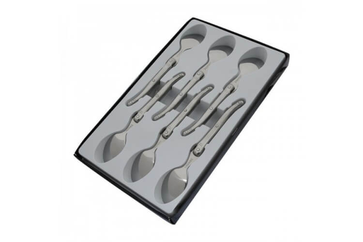 Coffret 6 cuillères à café Laguiole Tribloc