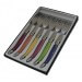 Coffret 6 fourchettes de table Laguiole Pastel
