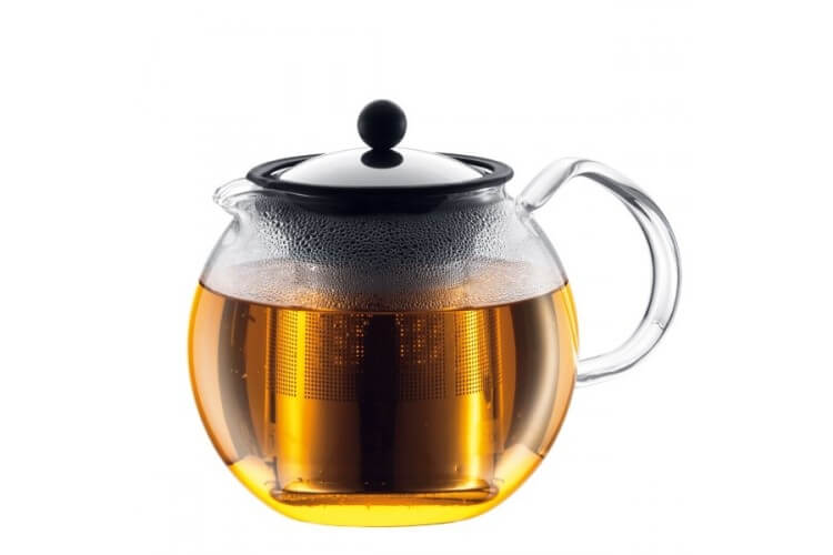 Théière Bodum Assam à piston avec filtre inox - 1.5L 12 tasses