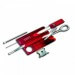 Carte SwissCard lite Victorinox 8 pièces rouge