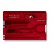 Carte SwissCard lite Victorinox 8 pièces rouge 