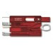 Carte SwissCard Victorinox 7 pièces rouge 