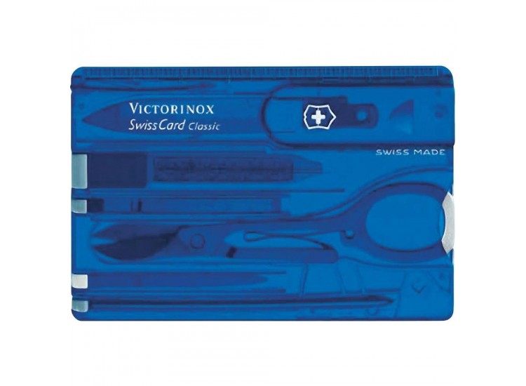 Carte SwissCard Victorinox 7 pi&egrave;ces noire