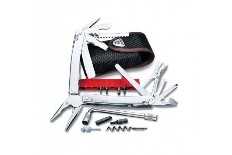 Pince Swisstool Victorinox 20 pièces Spirit plus + étui cuir