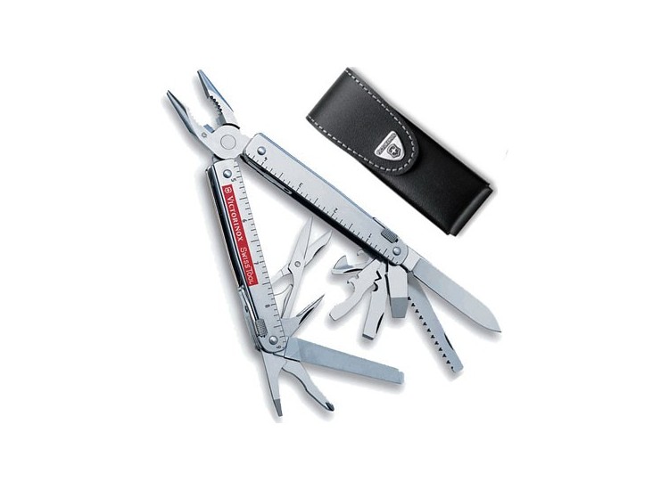 Pince Swisstool Victorinox 11 pi&egrave;ces Spirit + &eacute;tui cuir