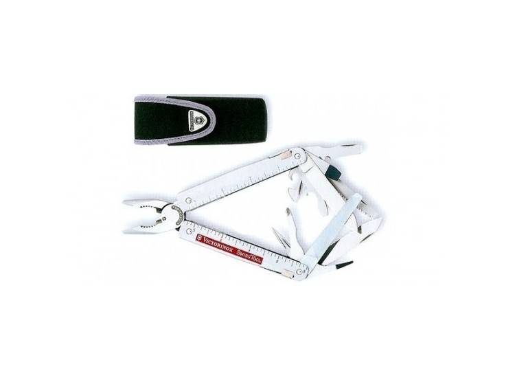 Pince Swisstool Victorinox 12 pi&egrave;ces lame ondul&eacute;e + &eacute;tui nylon