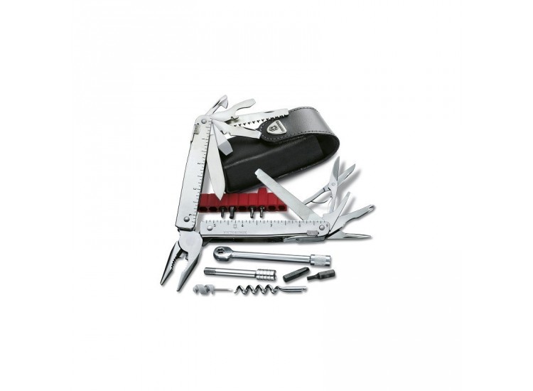 Pince Swisstool Plus Victorinox 12 pi&egrave;ces + &eacute;tui cuir
