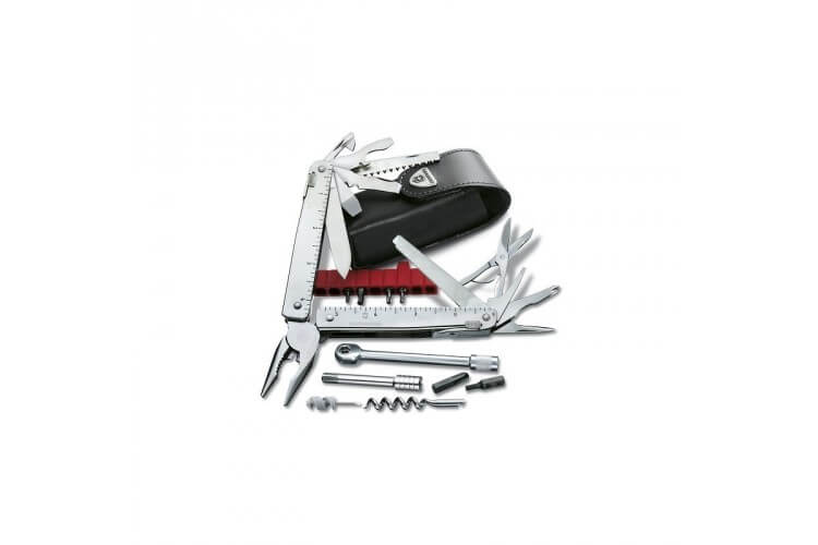 Pince Swisstool Plus Victorinox 12 pièces + étui cuir