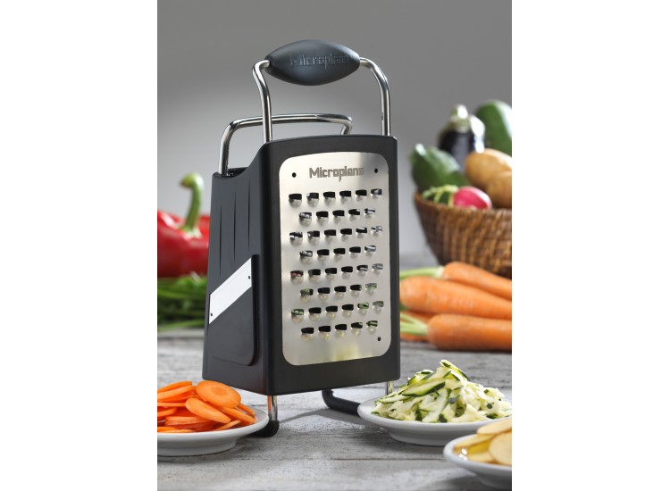 R&acirc;pe 4 faces Microplane acier inoxydable - 13.3cm