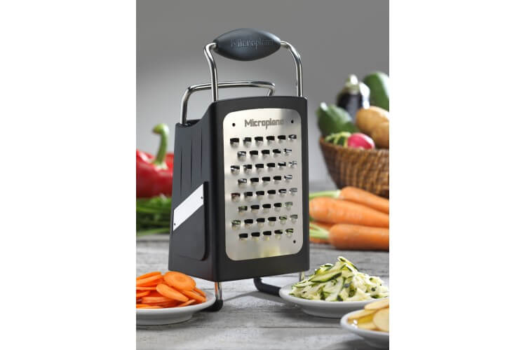 Râpe 4 faces Microplane acier inoxydable - 13.3cm