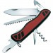 Couteau suisse Victorinox Forester rouge et noir bi-matière 111mm 10 fonctions
