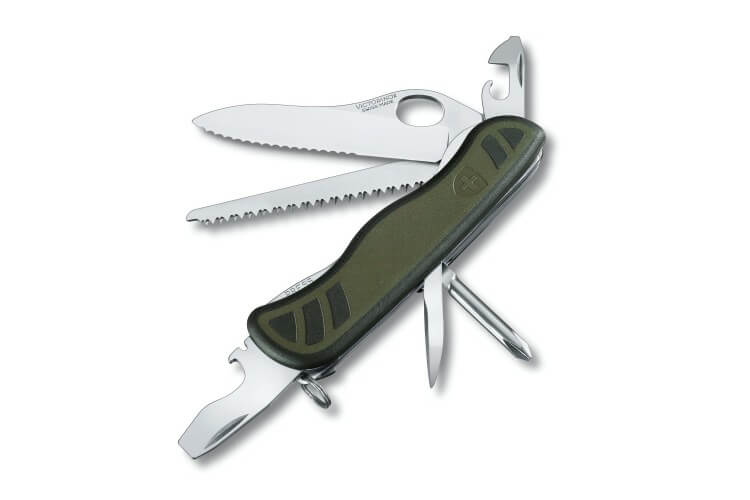 Couteau suisse Victorinox Soldat suisse 2008 kaki 111mm 10 fonctions
