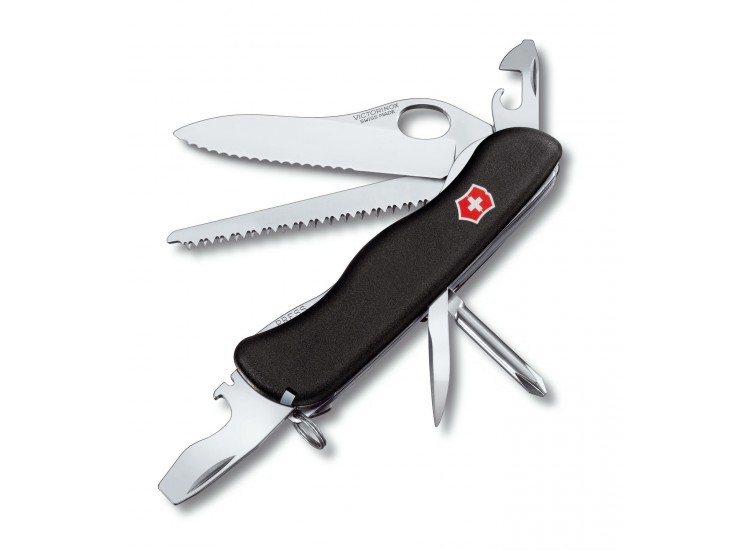 Couteau suisse Victorinox Trailmaster Military noir 111mm 12 fonctions