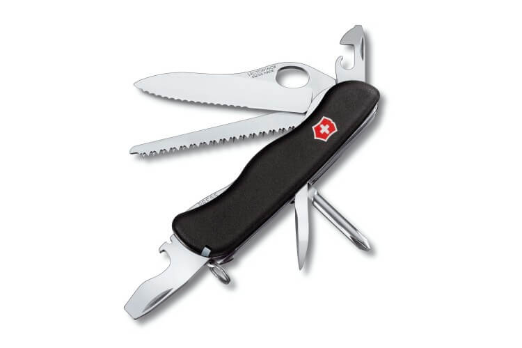 Couteau suisse Victorinox Trailmaster Military noir 111mm 12 fonctions