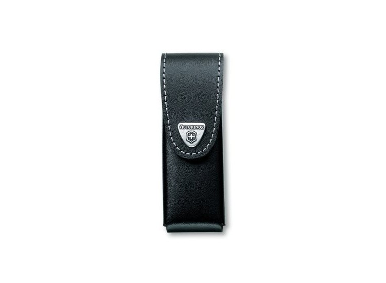 Etui cuir noir Victorinox pour couteaux suisses 11,1cm - A partir de 11 pi&egrave;ces