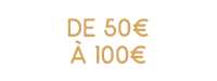 Cadeaux entre 50&euro; et 100&euro;