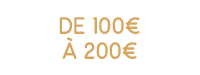 Cadeaux entre 100&euro; et 200&euro;